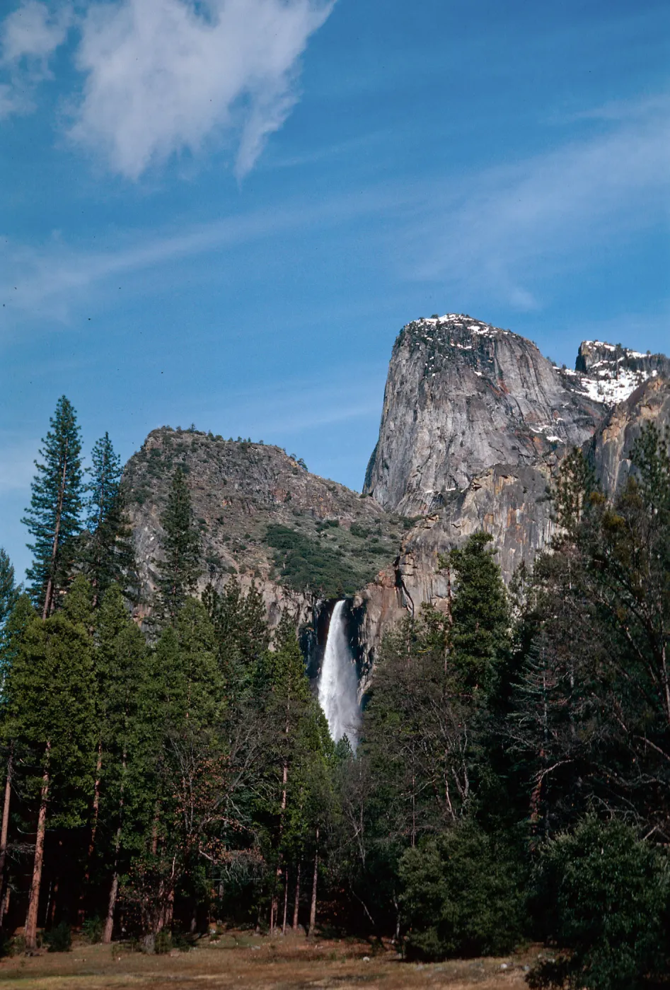 Bridal Veil Falls, El Portal Road, Yosemite National Park, Mariposa County