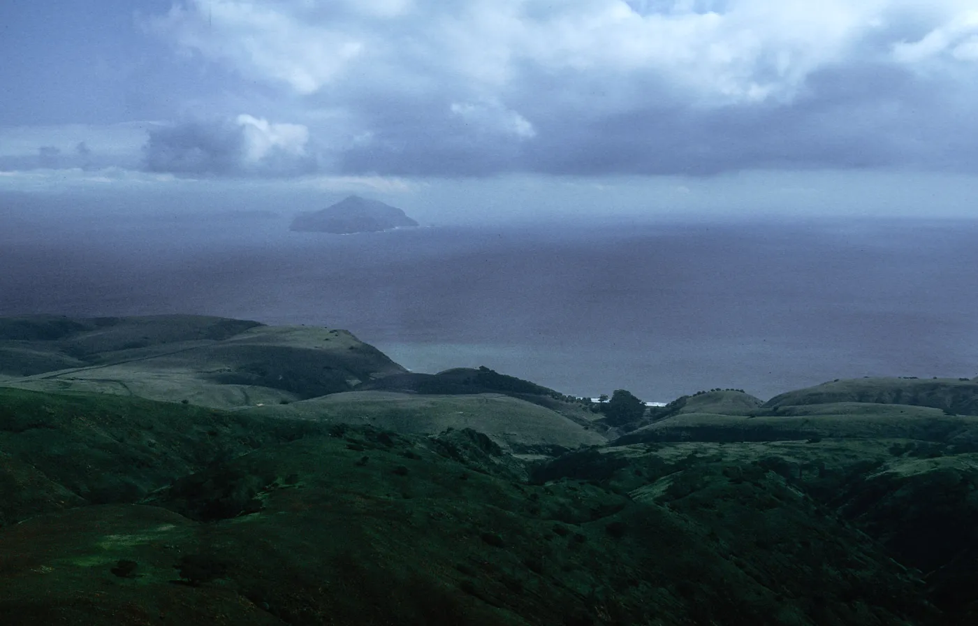 view of Smugglers Cove, Anacapa Island, Santa Cruz Island