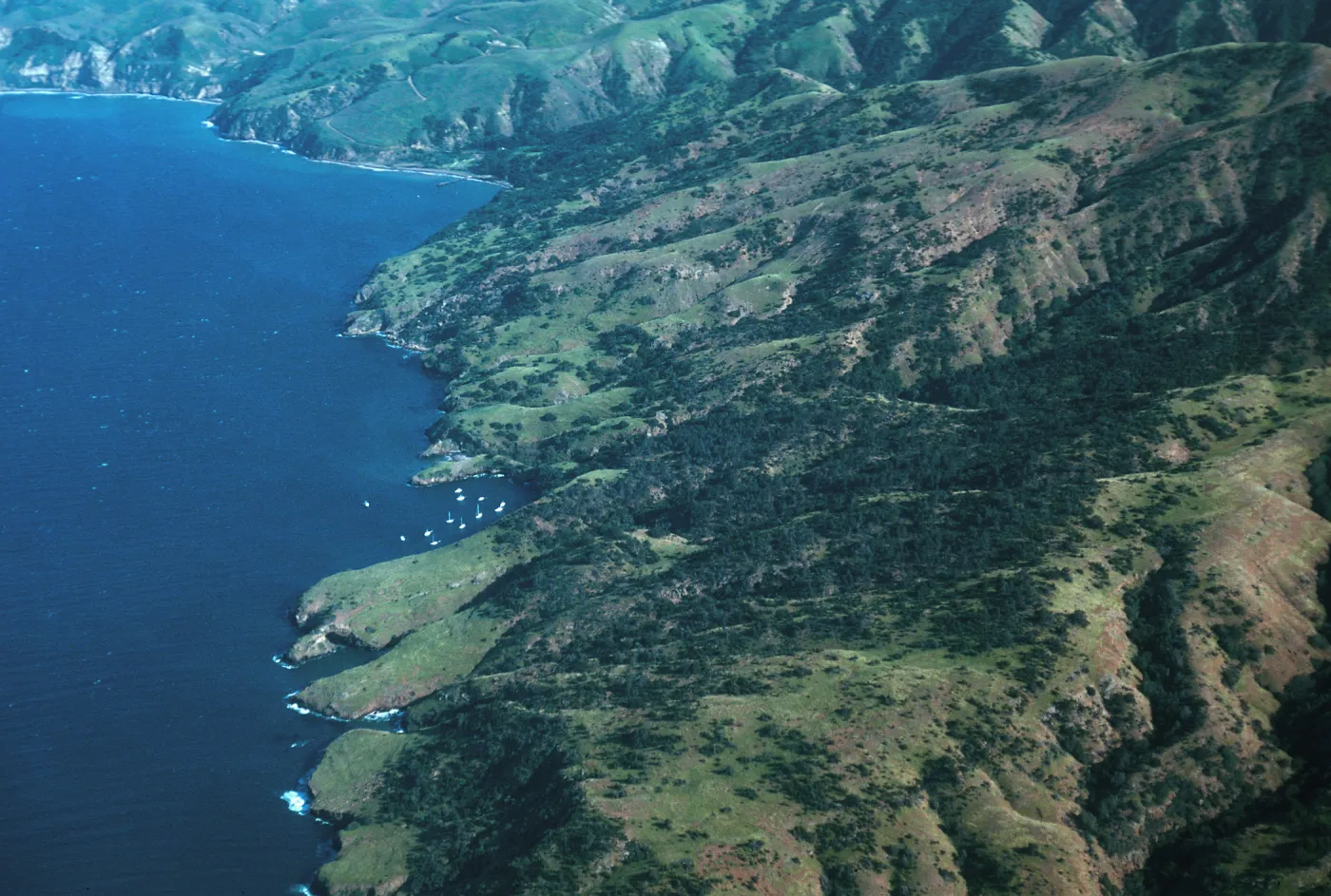 Pelican Bay & vicinity, Santa Cruz Island