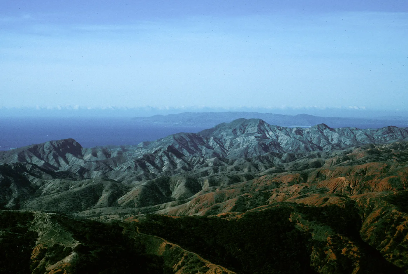 view of Sierra Blanca, Santa Rosa Island, Santa Cruz Island