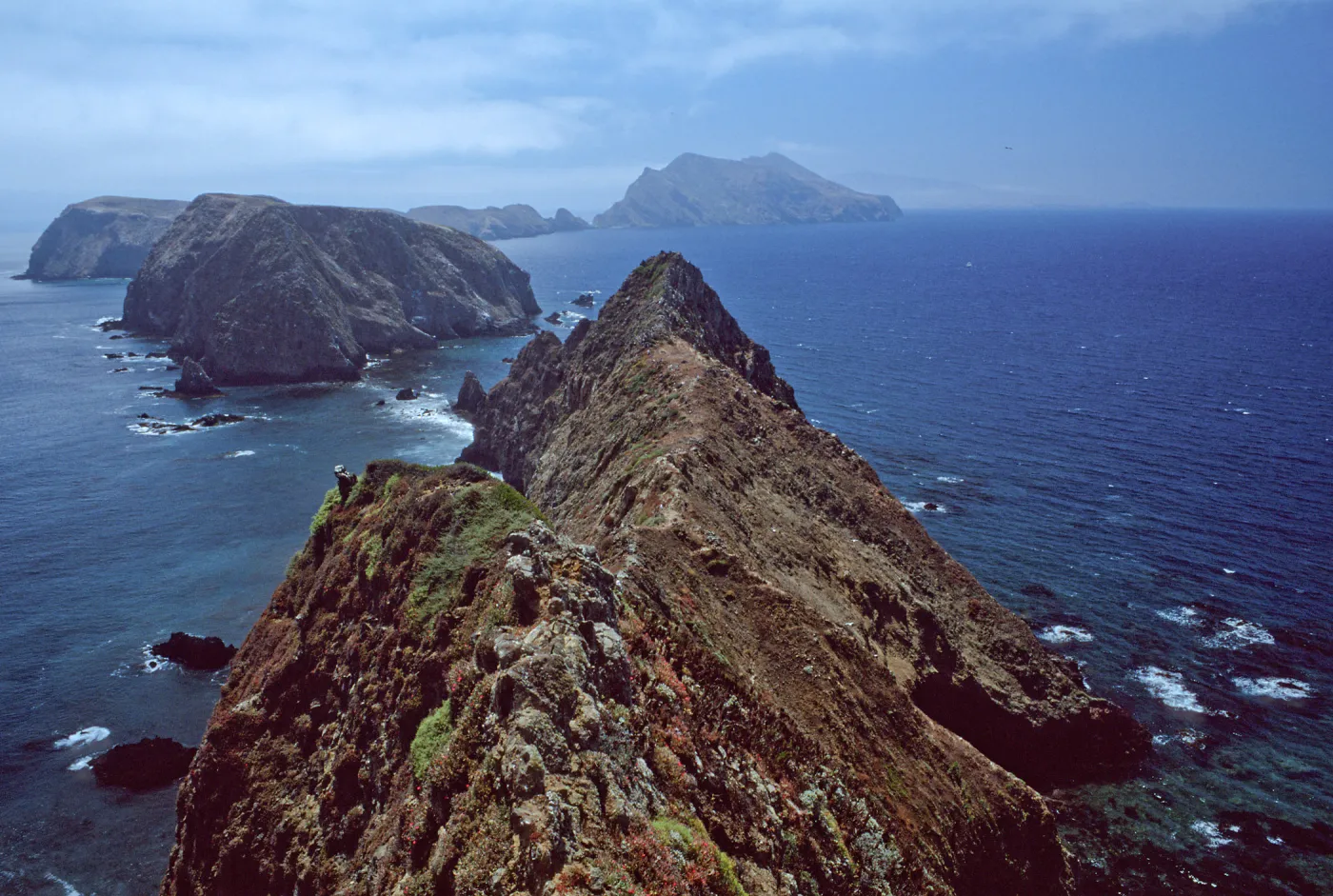 Inspiration Point view - looking West from East Anacapa Island