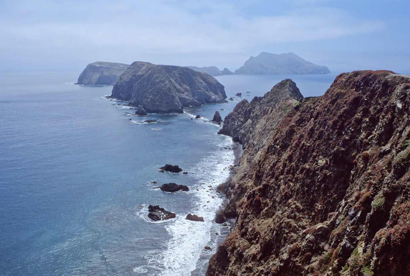 Inspiration Point view - looking West from East Anacapa Island