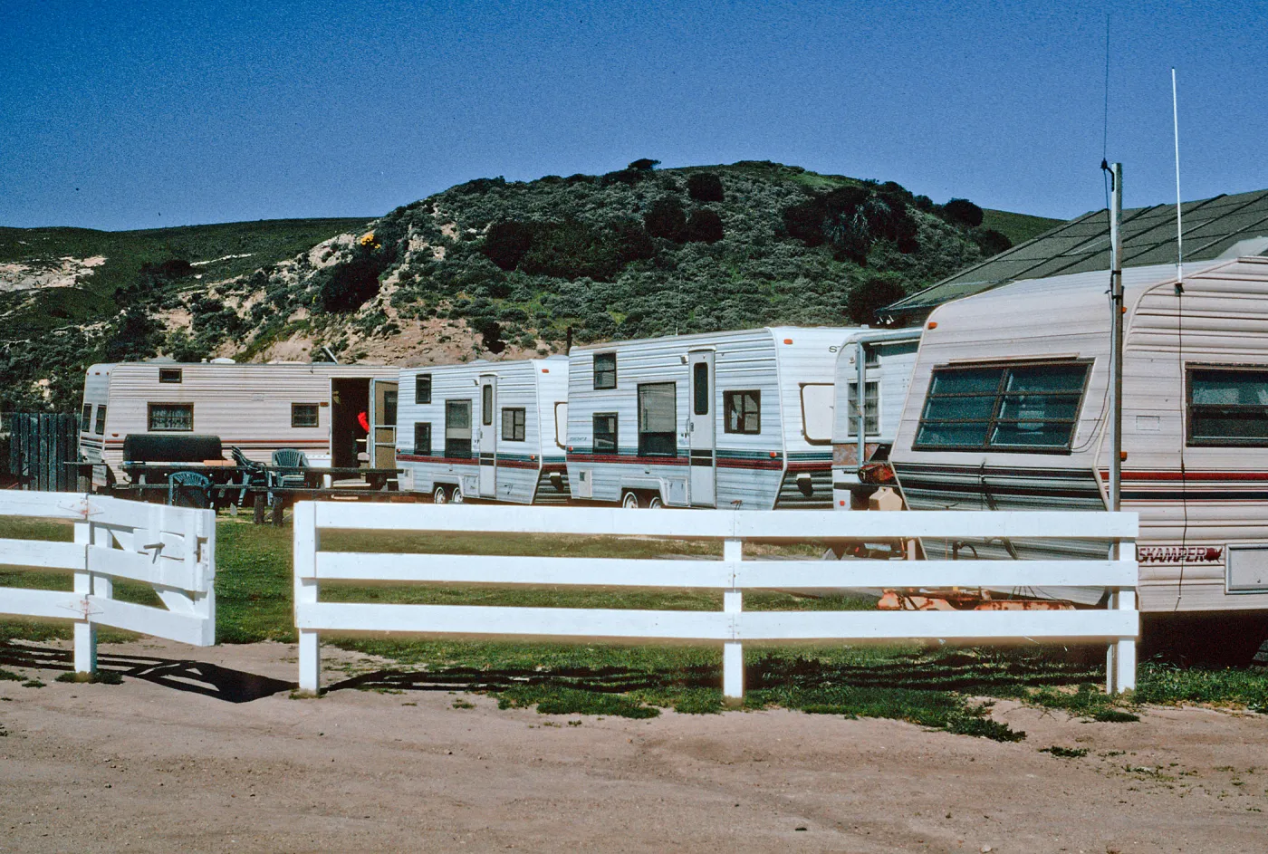NPS trailers, Vail Ranch, Santa Rosa Island