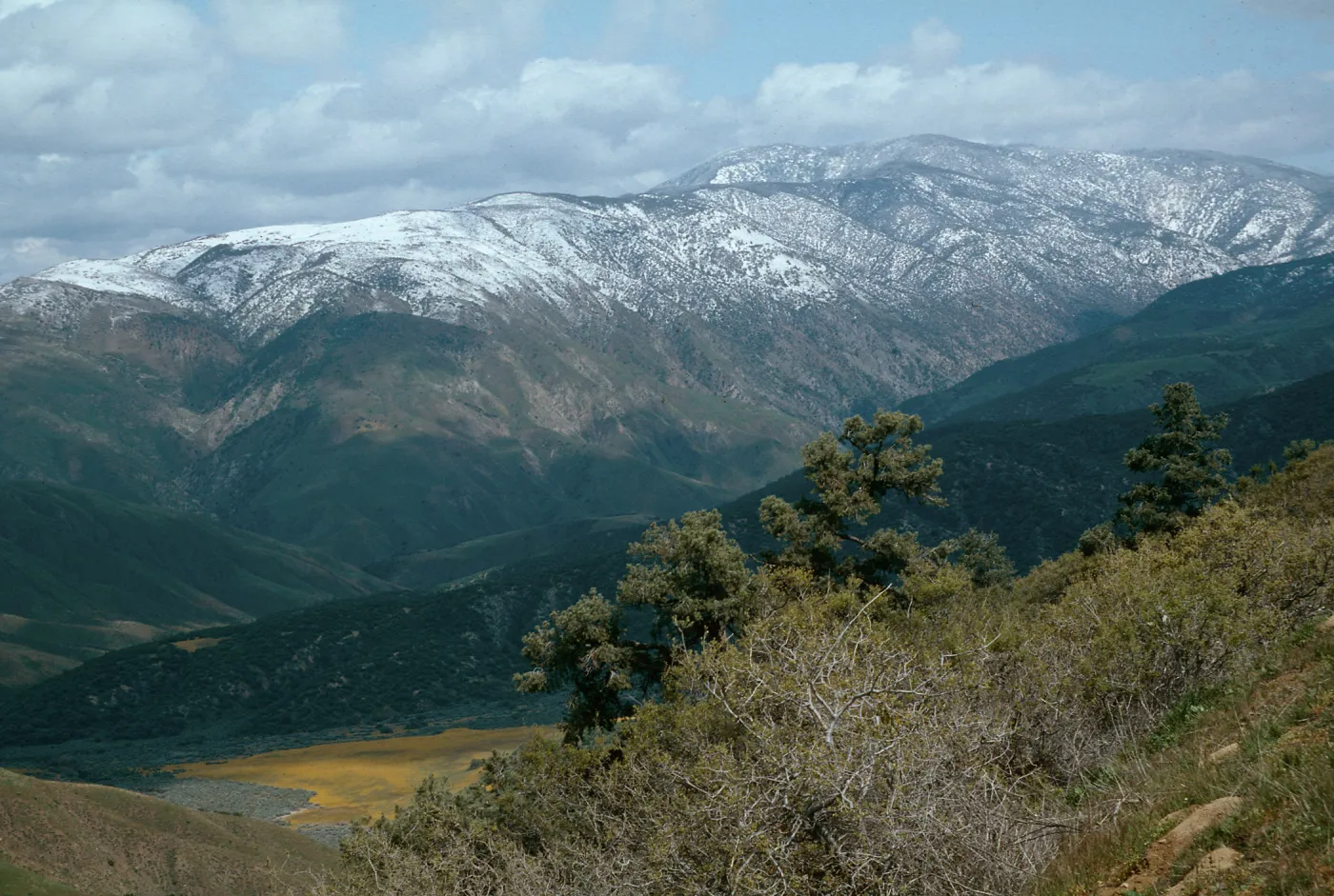 snow, Cerro Noroeste Road