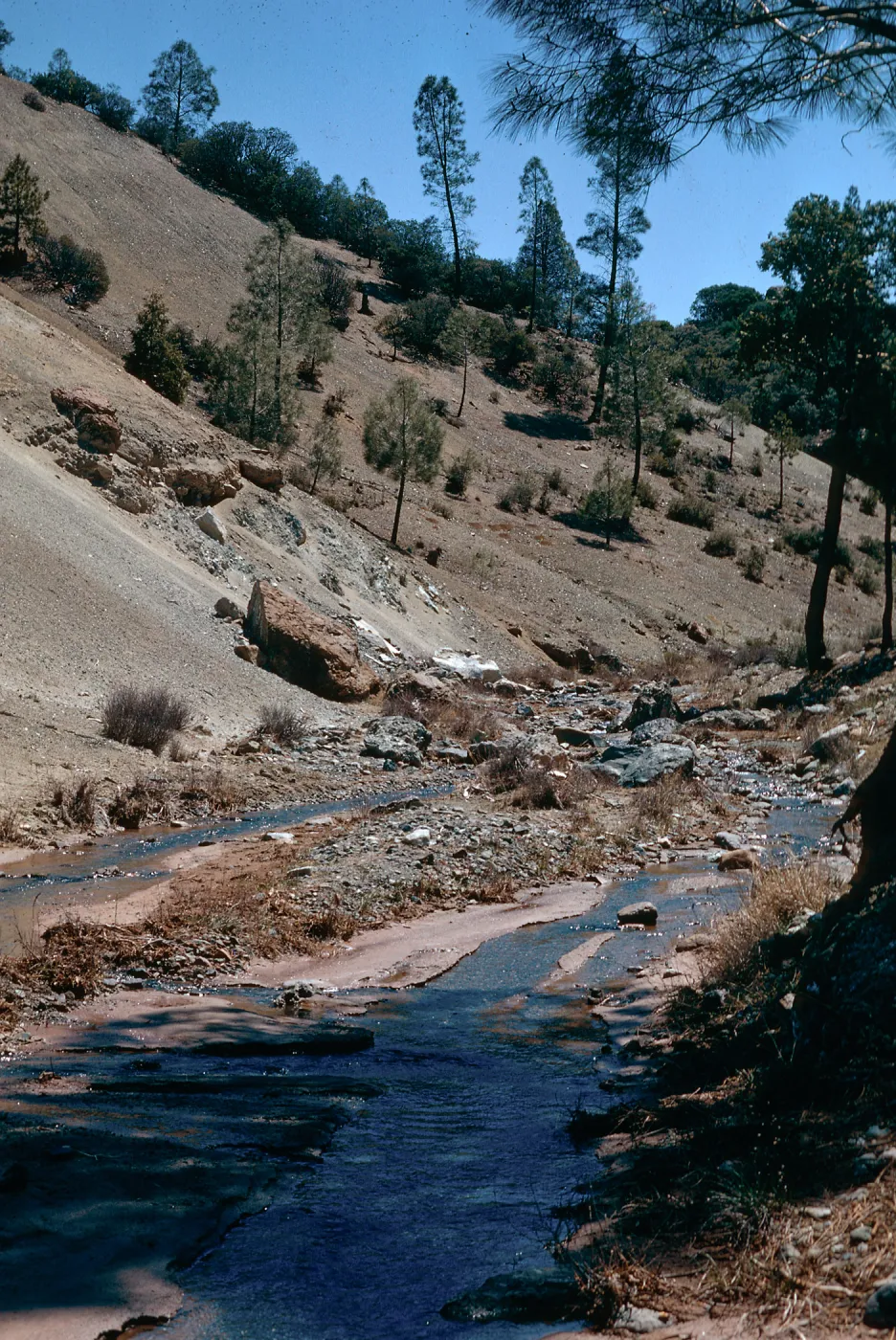 Clear Creek, serpentine