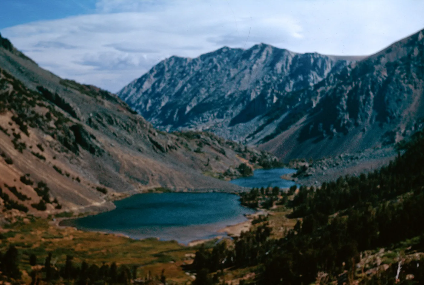 stormy day, Hoover Lakes - Mono Co, 8/29/1966