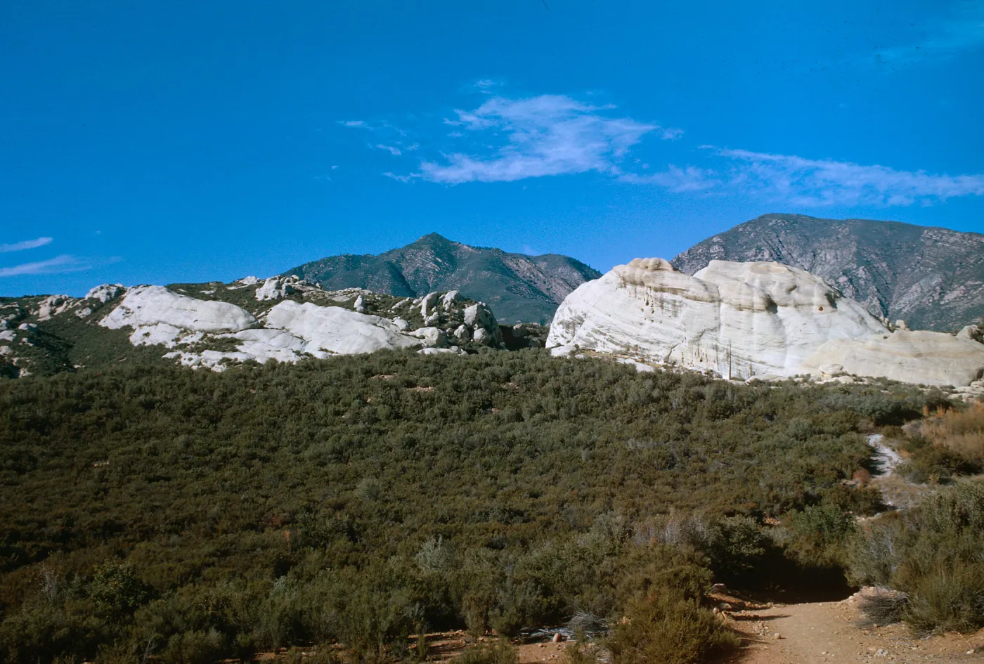Piedra Blanca, NE of Lyon Canyon