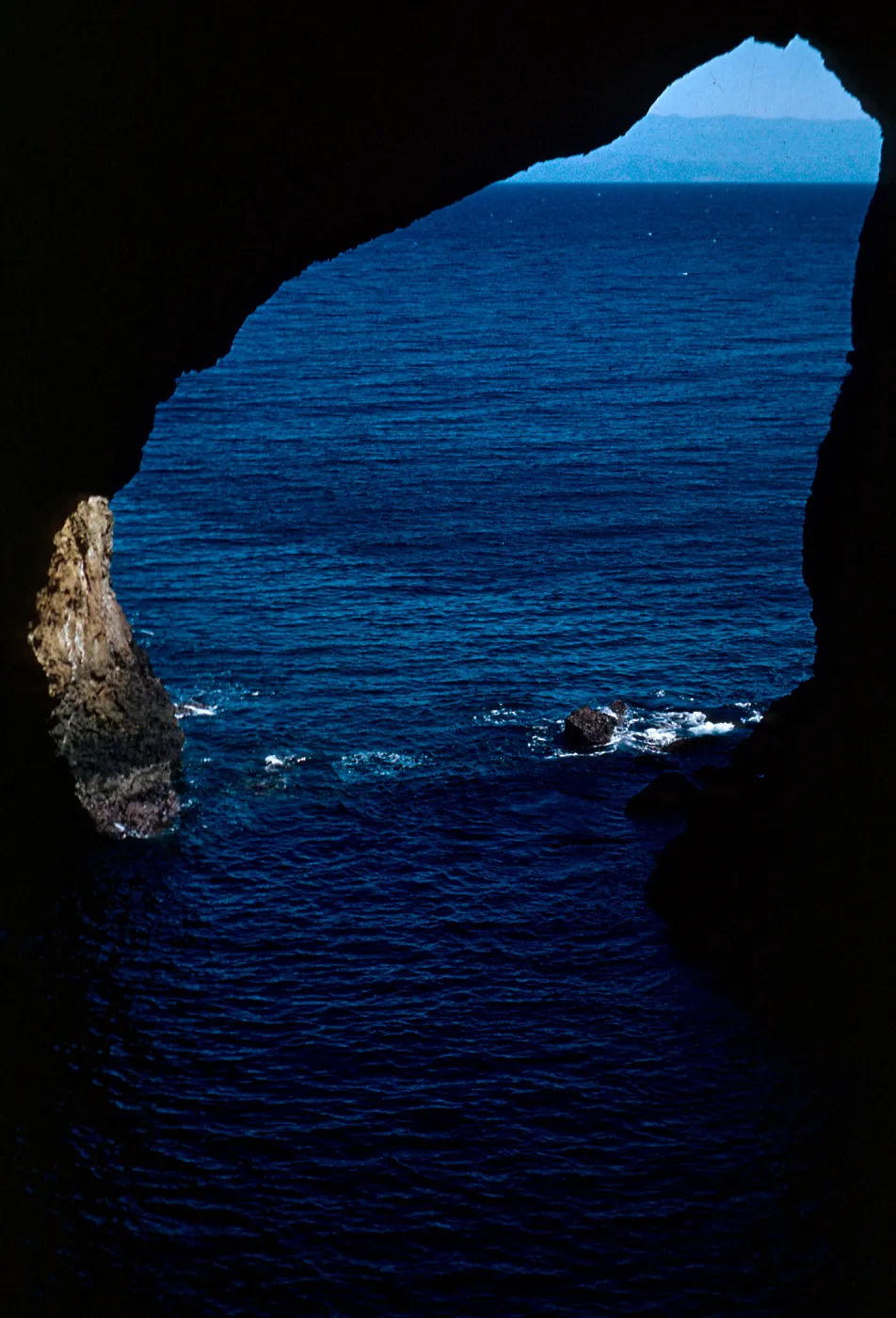 sea cave, North side, West Anacapa Island