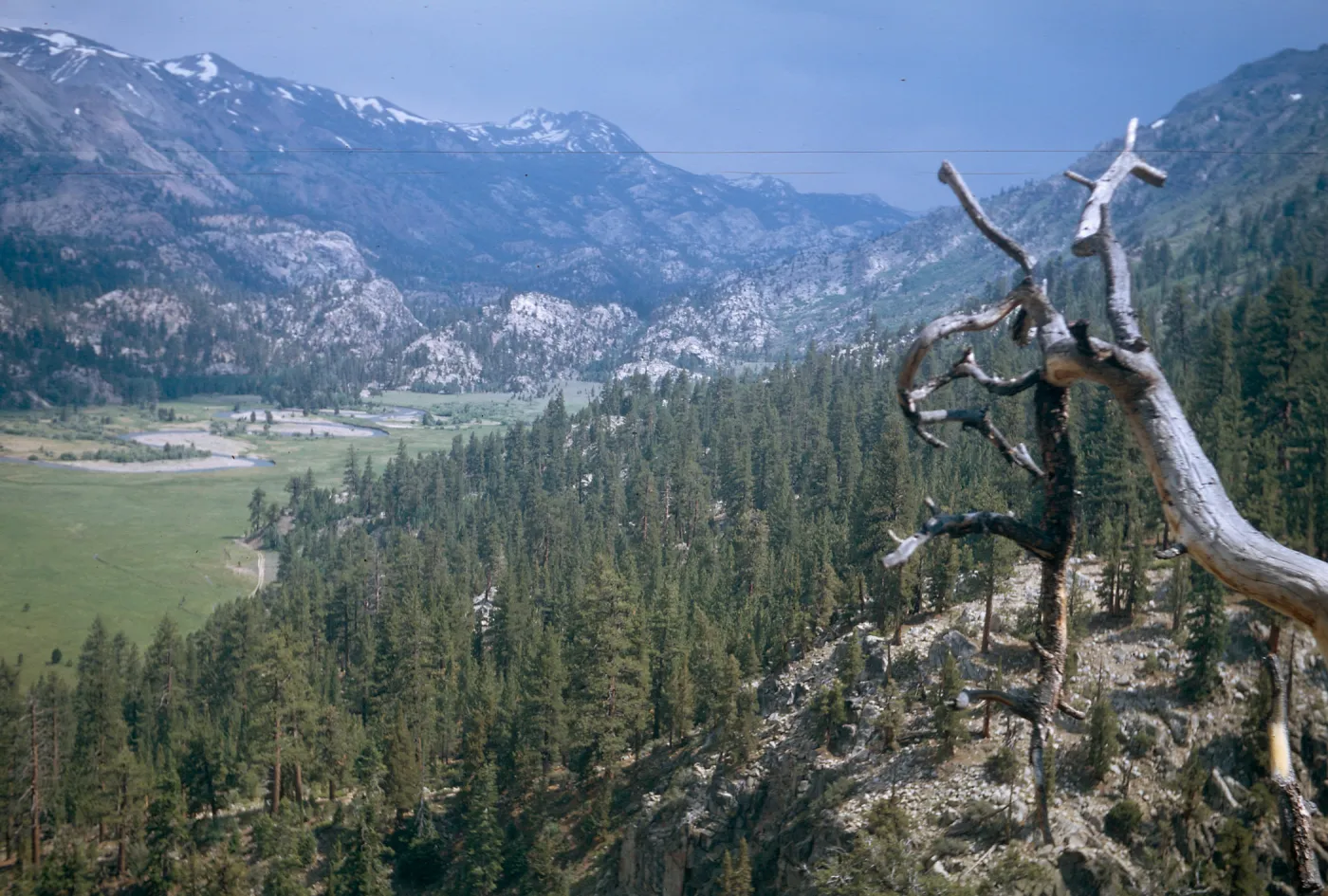 East from top of Ebbett's Pass, 9/1970