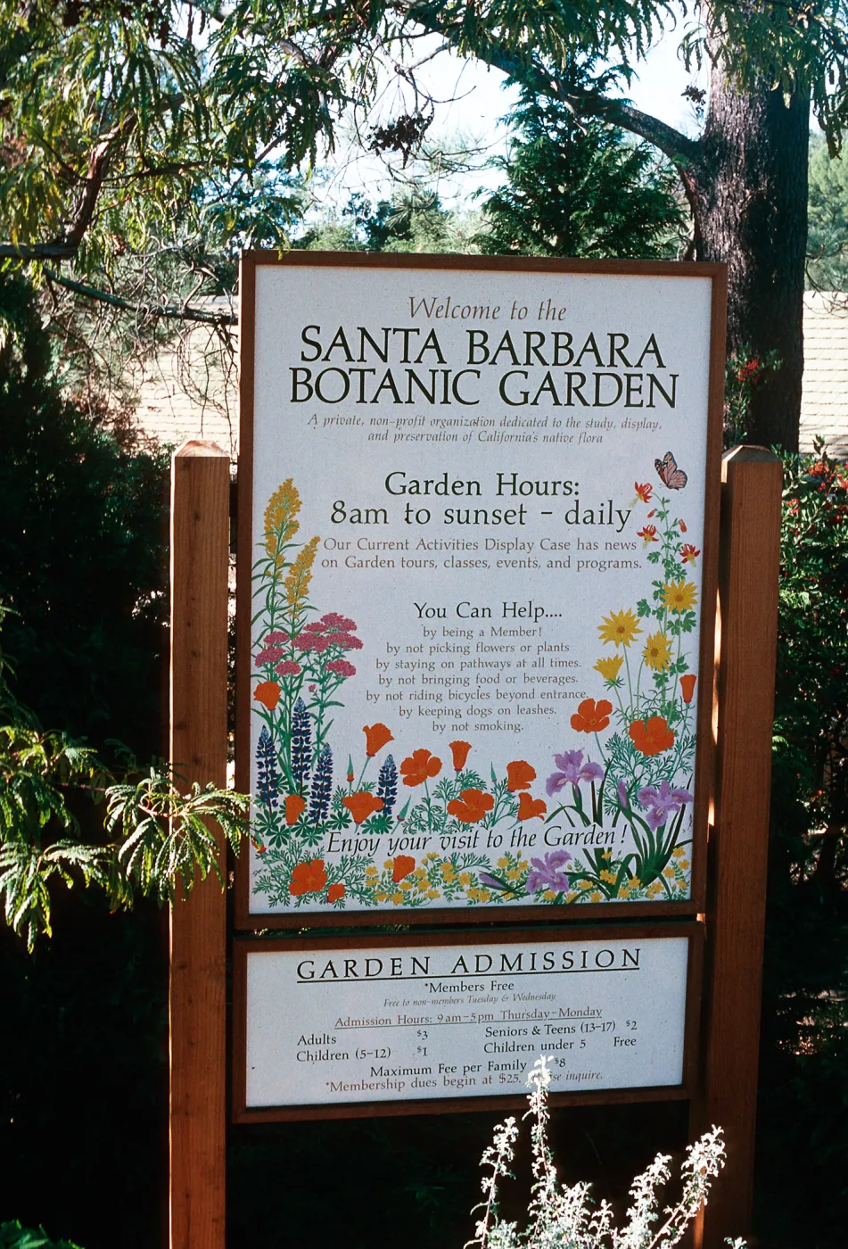 Garden sign, 1990