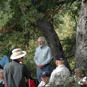 Ralph Philbrick speaking at Jim Blakley Memorial