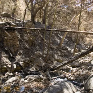 Campbell Bridge after the Jesusita Fire