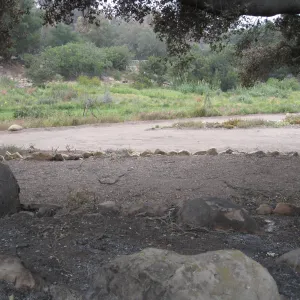 View from Meadow Oaks to Garden Terrace after the Jesusita Fire