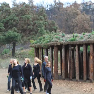 Art from the Ashes with Herb Parker's Haven Laborinth