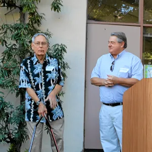 Party celebrating Bob Haller's 80th year