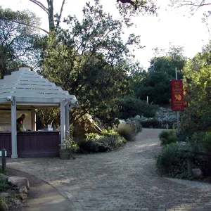 New pavers at the Garden Entrance Kiosk