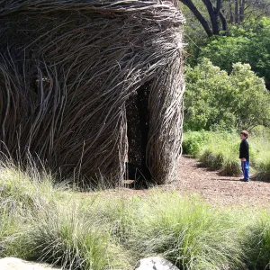 Patrick Dougherty Toad Hall Grand Opening