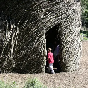 Patrick Dougherty Toad Hall Grand Opening