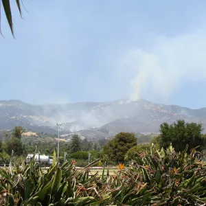 Jesusita Fire from San Roque neighborhood, Day 3