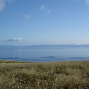 view of Santa Catalina Island from San Clemente Island, SBBG Research 2005