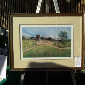 painting of Toad Hall in the Meadow, silent auction item, Fall Plant Sale, 2005 