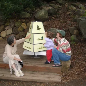 Food Web Tower in the Discovery Garden