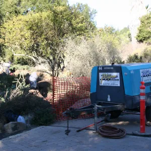 Irrigation construction in the Desert Section