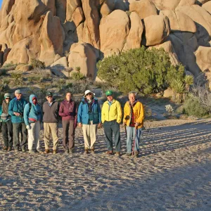 â€œSearching for Desert Wildflowers at Joshua Tree National Parkâ€ field trip with Bob Haller, Nancy Vivrette, Cathy Rose and Slly Isaacson , desert evening