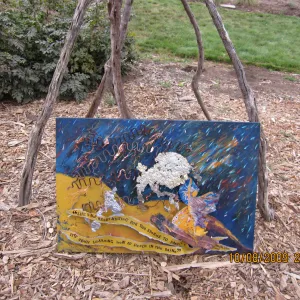 Art From Ashes art exhibit, after the Jesusita Fire