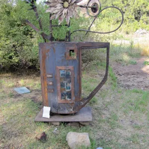 Art From Ashes art exhibit, Gane House Votive sculpture