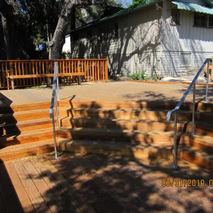 new Home Demonstration Deck, rebuilt after the Jesusita Fire