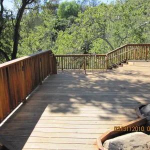 new Home Demonstration Deck, rebuilt after the Jesusita Fire