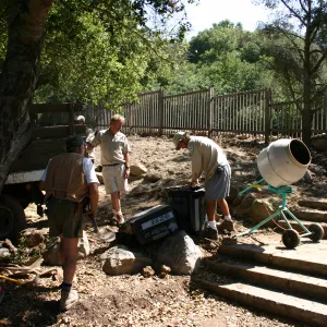 construction of new Conservation Display