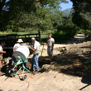 construction of new Conservation Display