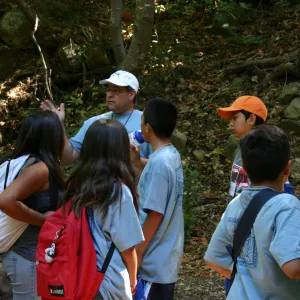 YEA group at SBBG, Barry Tanowitz