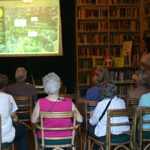 SBBG Garden Open House, Vital Mission Plan presentation in the Blaksley Library