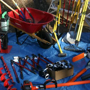 new tools for the grounds staff