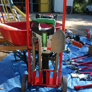 new tools for the grounds staff
