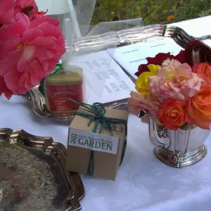 High Tea in the Garden, table setting