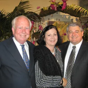 Dr. and Mrs. Peter Raven and Ed Schneider, Orchid Show event, 2007