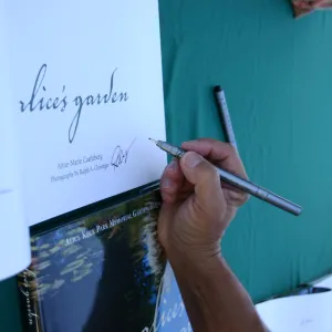 Alice's Garden, book signing event at SBBG