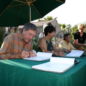 Alice's Garden, book signing event at SBBG