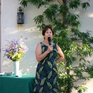 Anne-Marie Castleberg, Alice's Garden, book signing event at SBBG