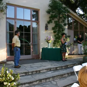 Anne-Marie Castleberg and Ralph Clevenger, Alice's Garden, book signing event at SBBG