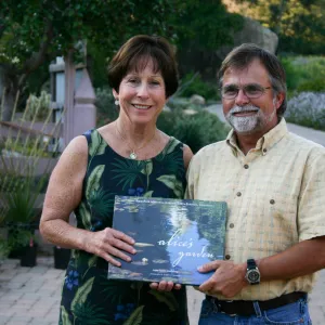 Anne-Marie Castleberg and Ralph Clevenger, Alice's Garden, book signing event at SBBG