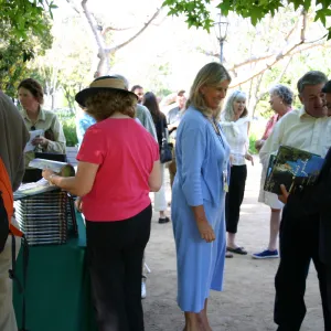 Alice's Garden, book signing at Alice Keck Park Memorial Garden