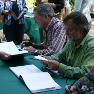 Alice's Garden, book signing at Alice Keck Park Memorial Garden