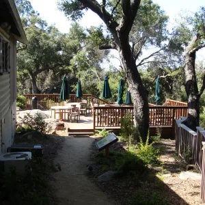 new Home Demonstration Deck, SBBG 2 years after the Jesusita Fire