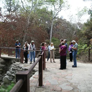 Docent Graduation and Fire Walk after the Jesusita Fire