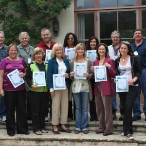 Docent Graduation and Fire Walk after the Jesusita Fire